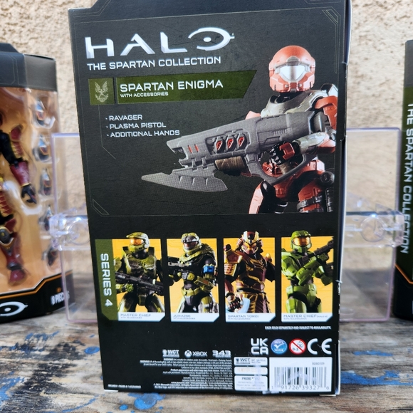 Halo The Spartan Collection Series Action Figure Complete Series 4 Set, 5 figure - Picture 7 of 8